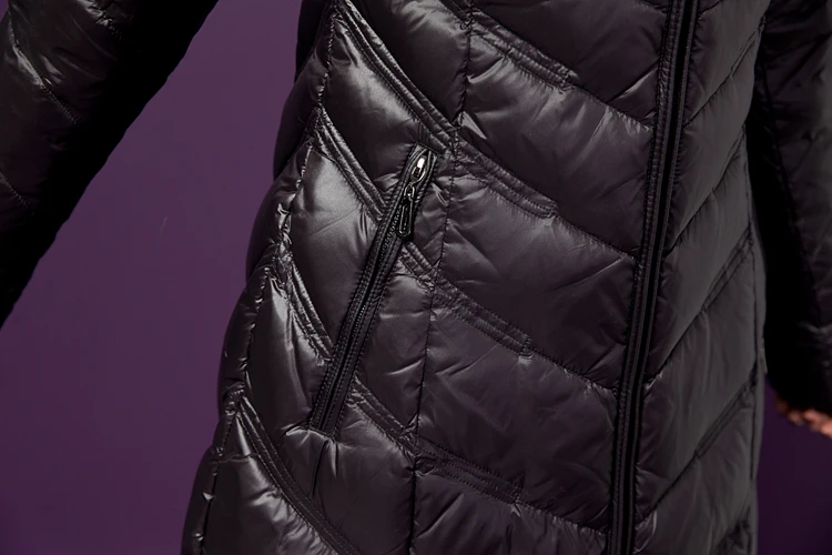 YAGENZ Высококачественная зимняя куртка, женские парки, пальто, Длинная женская одежда, пальто большого размера, черный меховой воротник, пальто с капюшоном 676