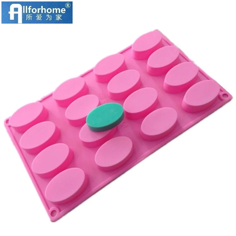 Hot Pink Square YuCool 6-Cavity Silicone Soap Molds Trays Ice Tray with Shapes of Puppy Dog Paw Cake Decoration 3 Pack Baking Jelly Molds Oval 3 Types 
