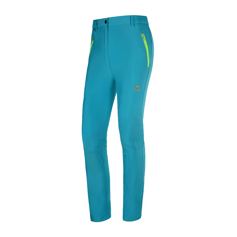 LANBAOSI уличные женские походные брюки быстросохнущие анти-УФ дышащие износостойкие треккинговые альпинистские брюки для кемпинга спортивные брюки - Цвет: Синий