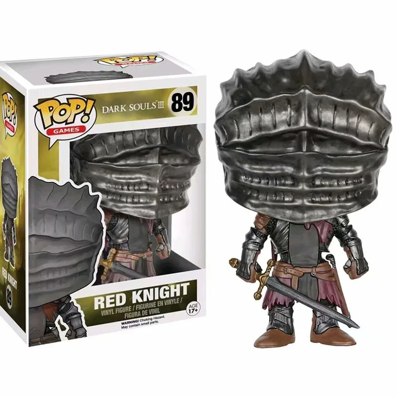 

FUNKO POP Dark Souls 3 Red Knight Vinyl Dolls Collection Action Figure Toy Car Decoration Model Toys Gifts for Fans #89