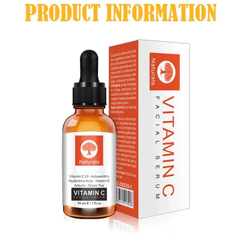 Vitamin C Essence Hydration Moisturizing Whitening Lighten Melanin Despeckle Facial Care Serum Treatment Blackhead Remover Vitamin C Essence Hydration Moisturizing Whitening Lighten Melanin Despeckle Facial Care Serum Treatment Blackhead Remover