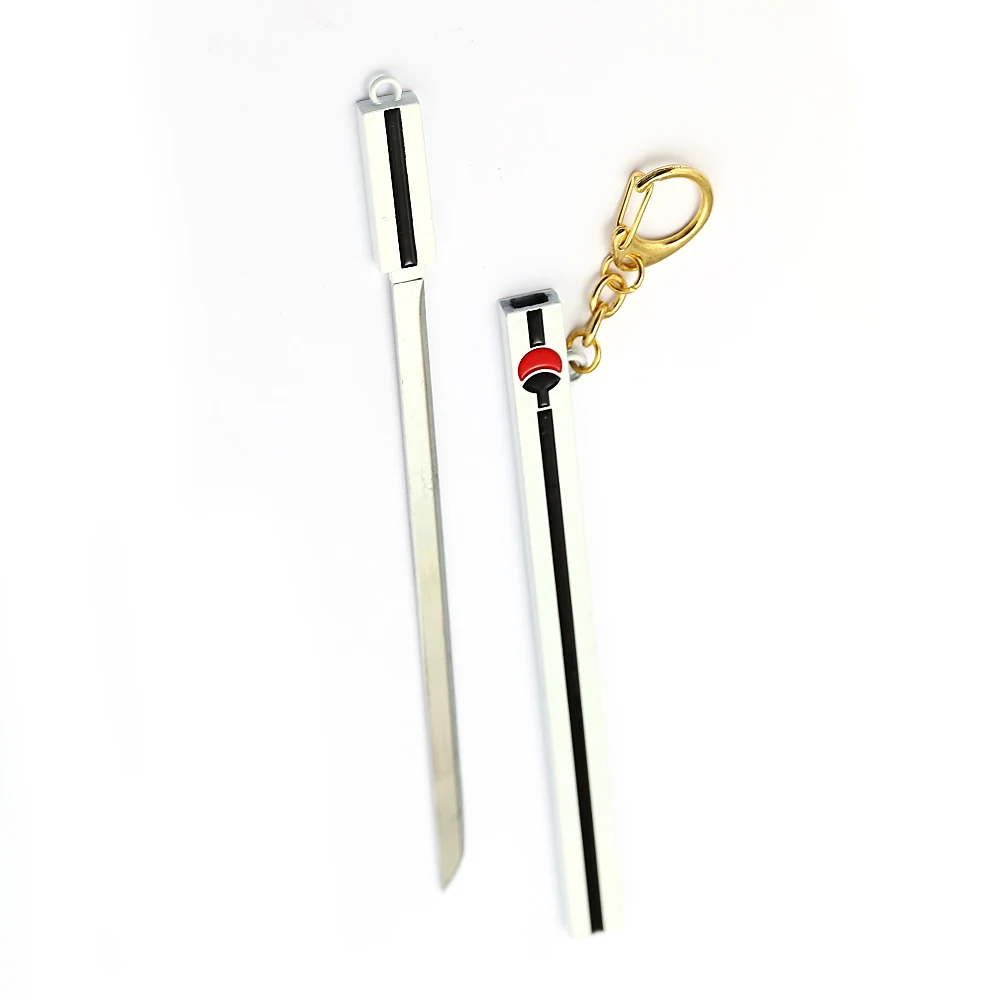 Брелок с символикой Наруто Саске меч Кусанаги игрушка модель металлический брелок llaveros Брелок чавейру аниме ювелирные изделия