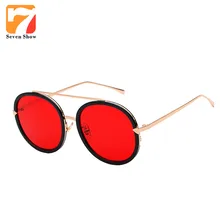 Amarillo Claro de la manera gafas de Sol Mujeres Hombres Diseñador de la Marca de La Vendimia Gafas de Sol Para Mujer Espejo Shades Gafas Lunette de Soleil