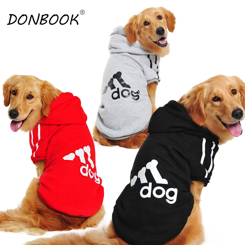 

Large Size Dog Clothes for Big Dogs Golden Retriever Winter Pet Hoodie Sportswear S-9XL GG005
