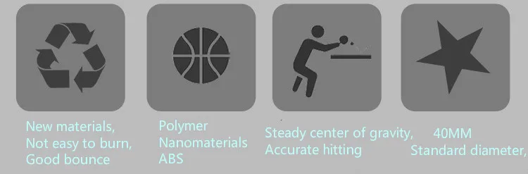 6/10 шт Международная сертификация федерации настольного тенниса ABS 3 или 2 звезды пинг-понг 40+ профессиональный мяч для пинг-понга