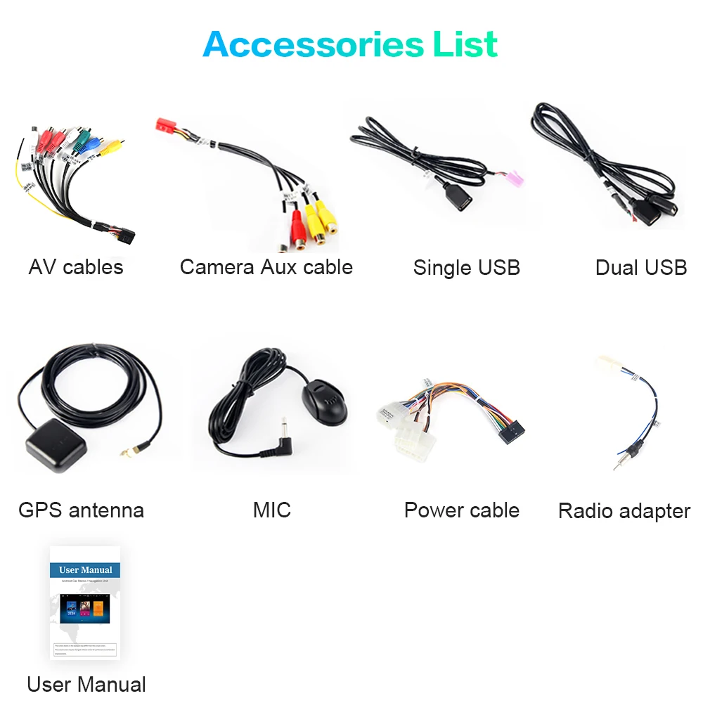 Discount Dasaita Car Multimedia Radio 1 Din Android 9.0 for Toyota Reiz 2006 2007 2008 2009 USB 9" Multi Touch Screen 1080P Video 5