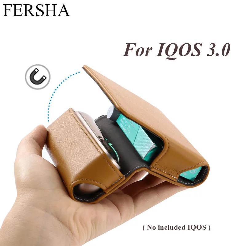 FERSHA новая сумка для хранения электронных сигарет IQOS 3 0 кожаный защитный чехол и