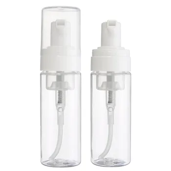 

1pcs 50ml Plastic Clear Foaming Bottle Soap Mousses Liquid Dispenser Froth Pump Shampoo Lotion Bottling Foam Bottles With Cap