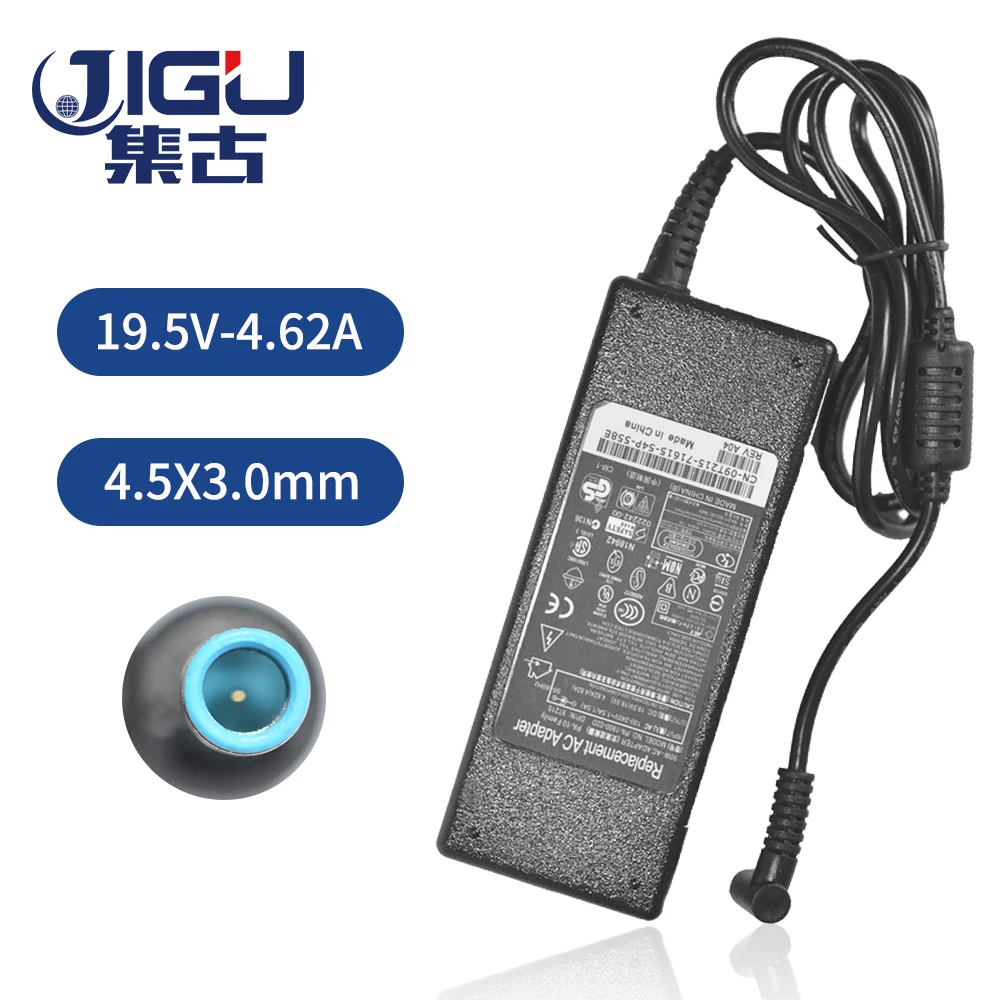 19 5 V 4.62A 4 5*3 0 MM 90W для HP Envy17-j106tx Pavilion 15 15-E029tx Универсальный ноутбук AC зарядное