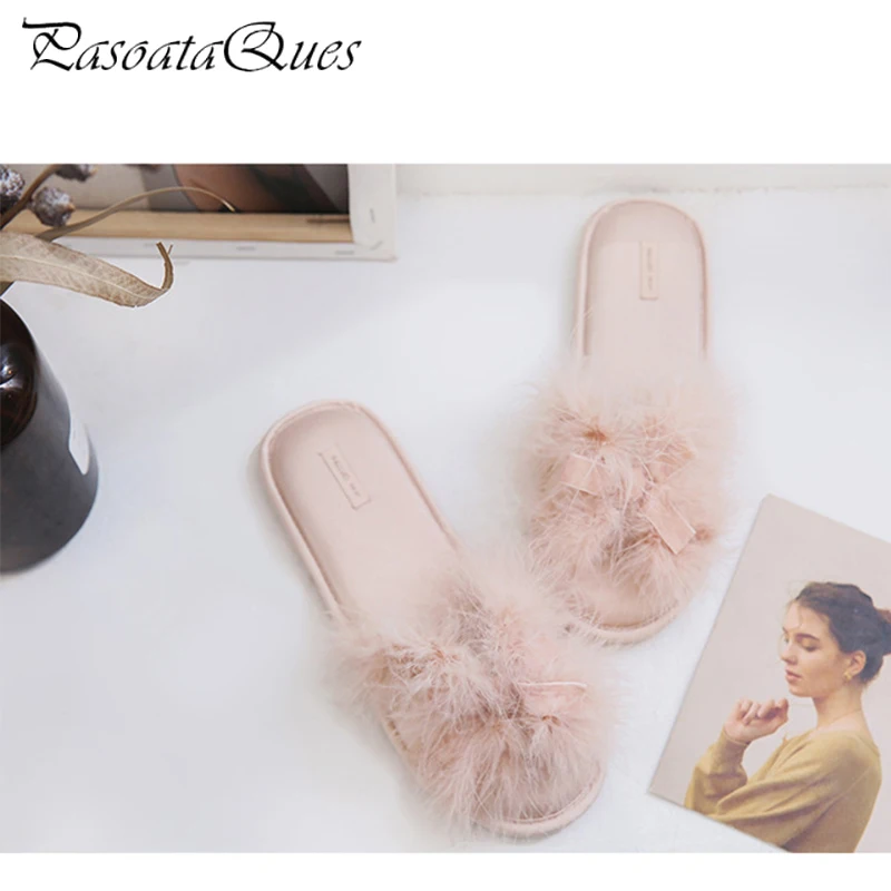 

2019 summer ladies wedding shoes flat shoes women flat sandals shoes slippers mules hone shoes Comfortable Indoor House