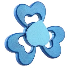 New Style Heart Tri-Spinner Fidget Toy EDC Metal Spinner Hand Anti Stress Reliever And ADAD Spinner Hands Toys For Adults Kids