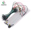 3.3V/5V MB102 platine de prototypage module d'alimentation + MB-102 830 points Prototype planche à pain pour kit arduino + 65 fils de cavalier en gros ► Photo 2/6