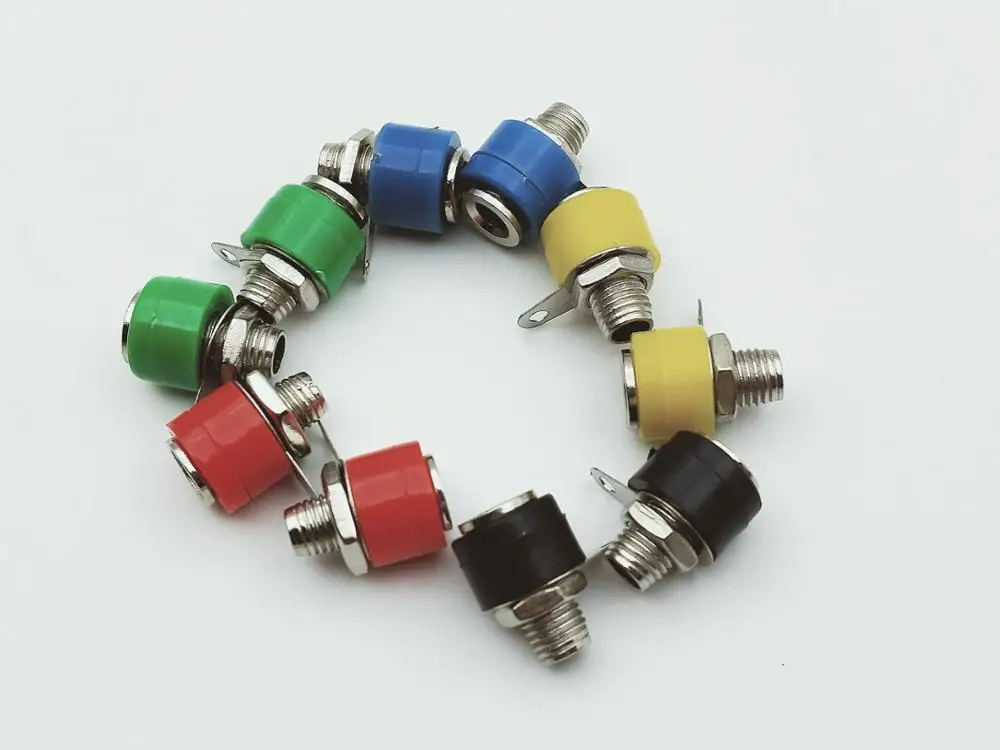 

100pcs 4mm banana socket jack FOR Banana Plug connector