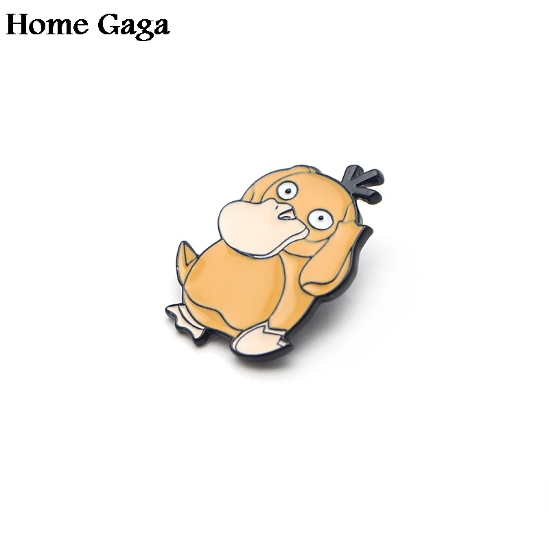 Homegaga Psyduck забавная булавка для отворота рюкзака причудливая одежда