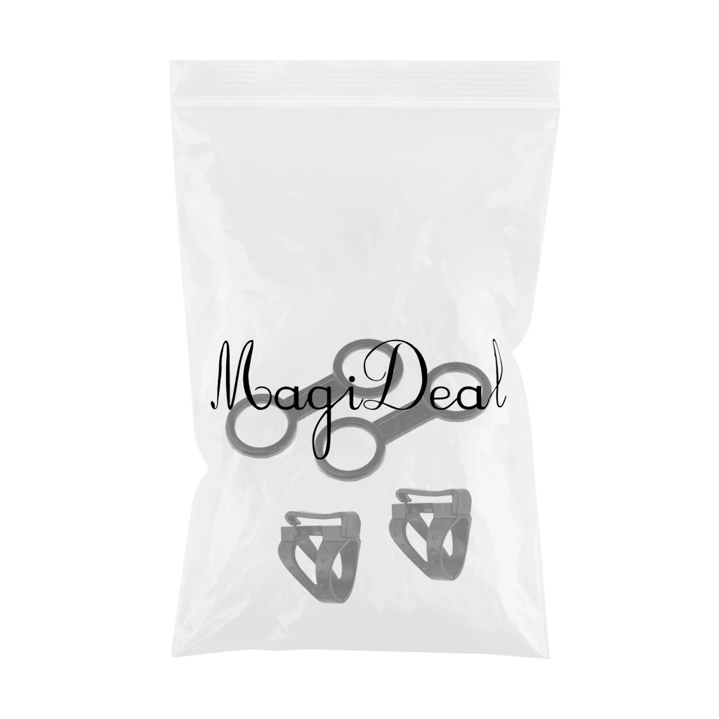 MagiDeal Pack of 4 Scuba Diving Dive Snorkeling Snorkel Mask Keeper Clip Retainer Mask Snorkel Keeper Snorkel Regulator