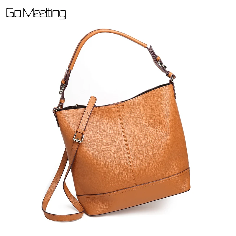 

Go Meetting Luxury Women Bags Designer Genuine Leather Handbags Sac A Main Women Shoulder Cross body Messenger Bag Casual Tote