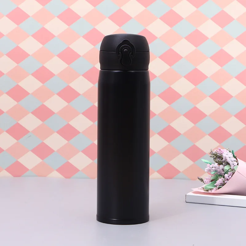 Creative New Stainless Steel Thermos Cup Outdoor Portable Bounce Simple Gift |