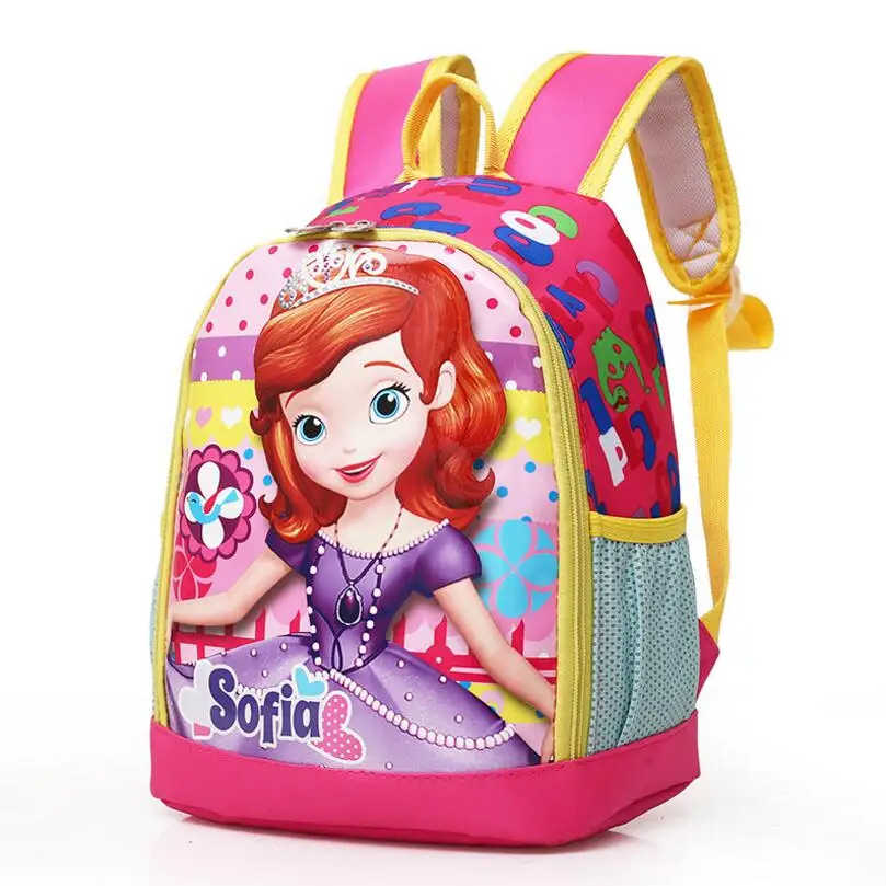 2018 جديد حقيبة المدرسة أميرة صوفيا الأطفال حقيبة أطفال الروضة ظهره/طفل الحقائب المدرسية/حقيبة للبنين الفتيات