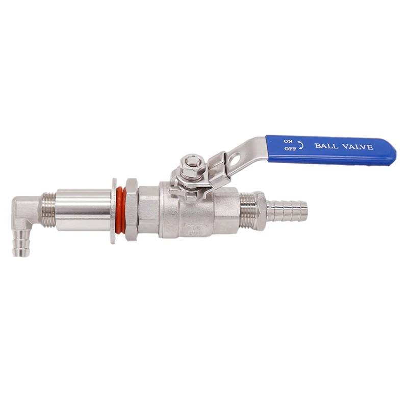 Аппарат для домашнего пивоварения без электродрели 304 SS 1/2 дюйма NPT|weldless|arm |
