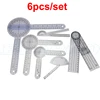1 Set 6pcs 5pcs Spinal Finger Goniometer Protractors Useful Multi-Ruler Angle Medical Spinal Ruler 180/360 Degree Measuring Tool ► Photo 1/6