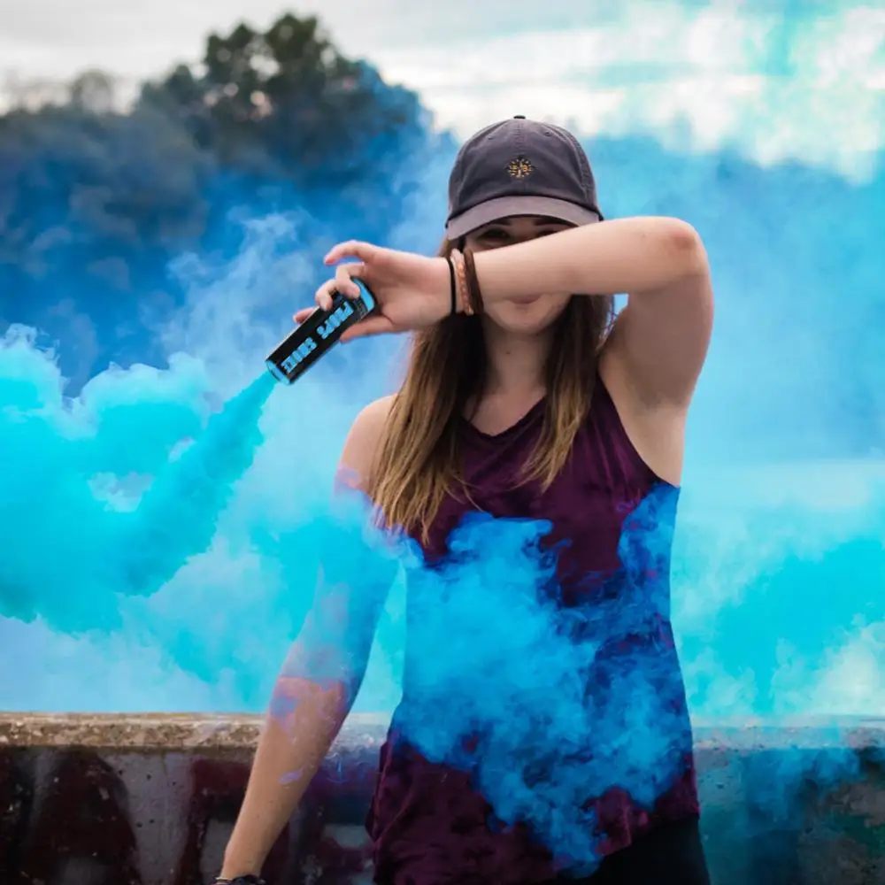 

Smoke Cake Colorful Spray Smoke Effect Show Round Bomb Party Stage Studio Photography Props Magic Light Fog Smoke Cake Maker