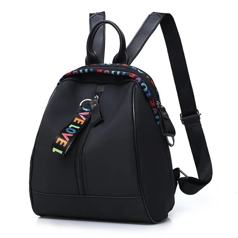 

Fashion New Oxford Black Bagpack Casual Anti Theft Backpack for Teenager Girls 2019 Sac A Dos mochila Casual Travel Bags