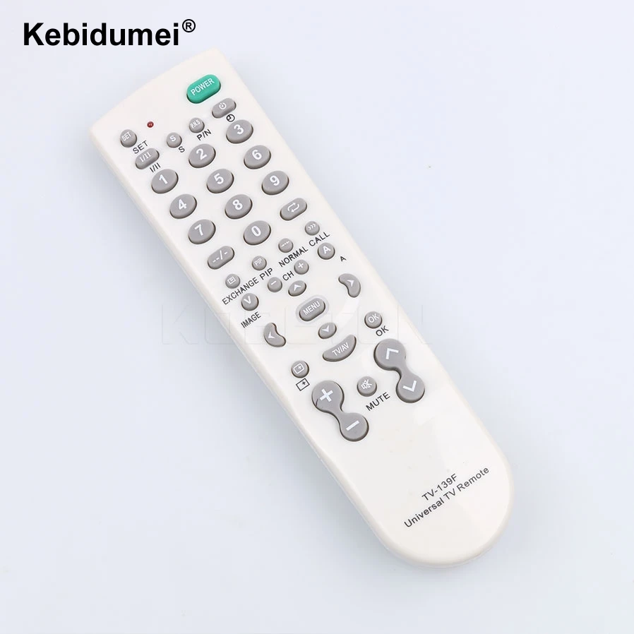 

kebidumei Style Universal TV Remote Control Controller Portable TV-139F Multi-functional TV Remote Controller For TV Television