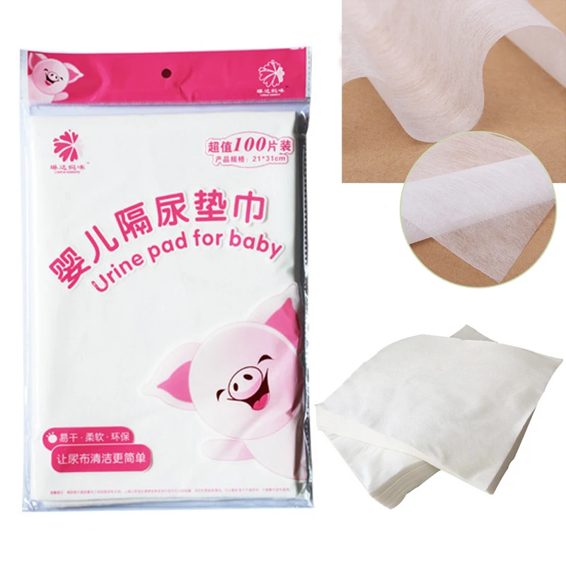One bags Biodegradable flushable bamboo baby nappy cloth diaper insert