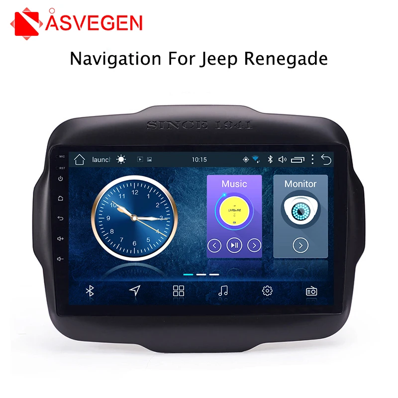 

9 inch Android 6.0 Full Touch Screen Car Multimedia System Player For Jeep Renegade 2016-2018 Car Auto GPS Radio Navigation