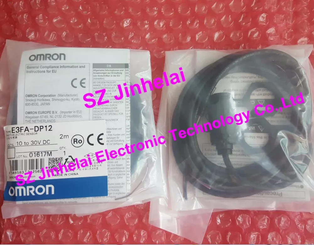 

100% Authentic original OMRON PHOTOELECTRIC SWITCH E3FA-DP12 10-30VDC 2M
