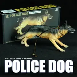 Изысканный моделирования Пособия по немецкому языку модель овчарки 1/6 полиция модельная игрушка в виде собаки солдаты Пластик поле боя