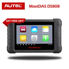 Autel MaxiDAS DS808 OBD2 сканер машина полная система автомобильный диагностический инструмент с ключом программирования следующего поколения DS708