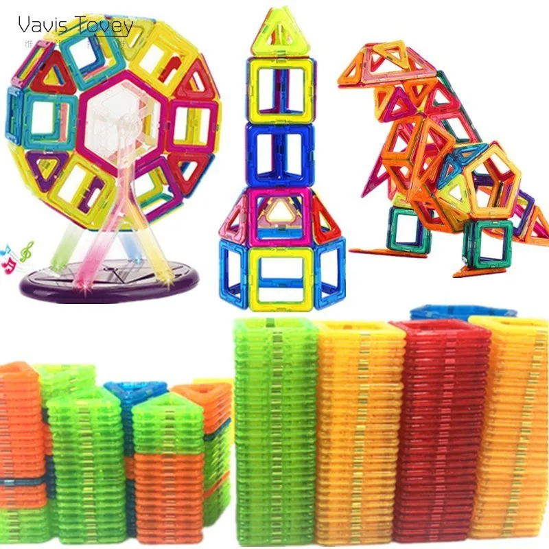 

Vavis Tovey Educational DIY Magnetic Constructor Blocks Mini Sets Model Building Magnet Designer toddler Toys