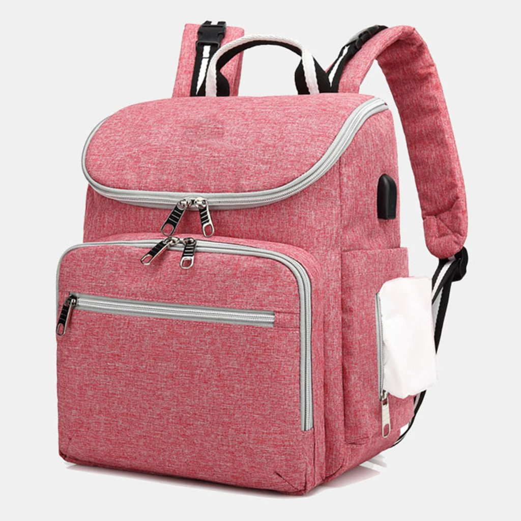 

Baby Diaper Bag Backpack Women Men Large Capacity Multi-Function Nappy Bags with USB Charging Port