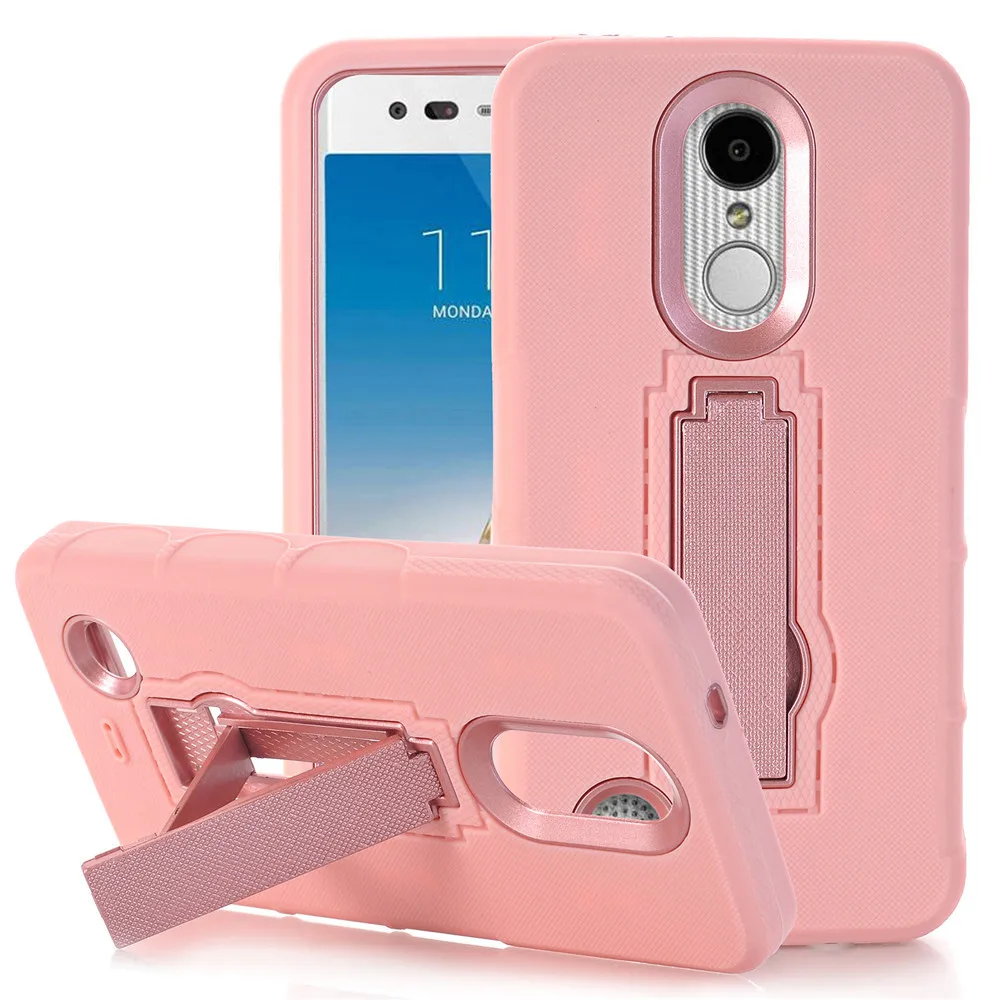 

Delicate Mobile Phone Cover Full Cover Protection Hard Soft Rubber Impact Armor Case Back Hybrid Cover For LG V3 MS210