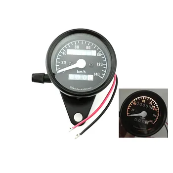

IZTOSS B732Motorcycle vintage Odometer Speedometer Gauge Meter Dual Color LED Back Light freeshipping
