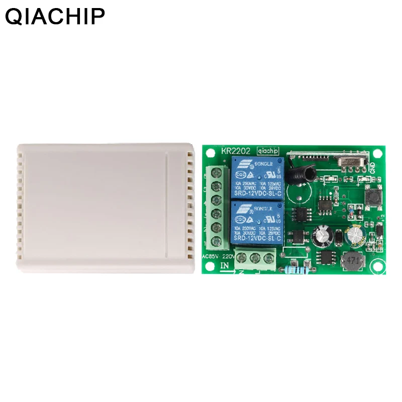 QIACHIP 433 Mhz универсальный Беспроводной удаленного Управление переключатель AC 85 V ~