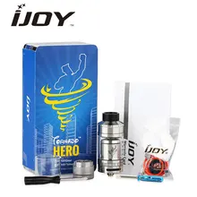 Новый IJOY Торнадо Герой RTA и Югу Ом Бак 5.2 мл Торнадо герой Распылитель с 0.3ohm КИП-Катушки и TRC-1 Палубе и Кеннеди-стиль Воздуха,