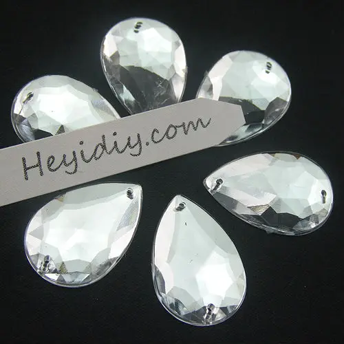

2018 Fashion 100pcs/lot 13*18mm High Quality Sewing Rhinestone appliques for wedding dresses Accessory stone piedras y cristales