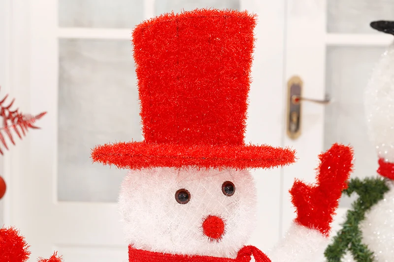 Горячая Распродажа, Новогоднее украшение, Рождественская Кукла-снеговик, украшения для дома, Санта Клаус, винтажный снеговик, подарок, кукла, украшения для дома