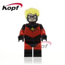 50 шт. PG369 Супер Герои Капитан довольно Супергерл Вальтер Ковакс Spawn Кирпичи Модель Строительные блоки Рождественский подарок детям игрушки