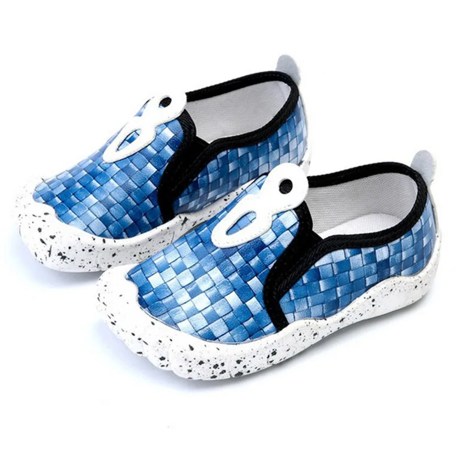 2017 Fashion Five Toes Kids Casual Shoes Checkered Toddler Boys Beach