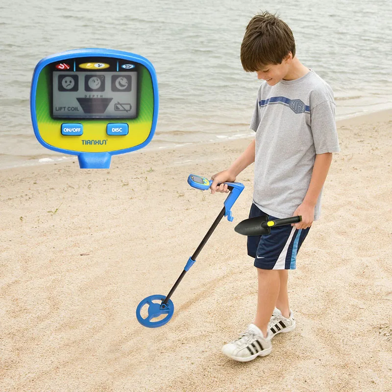 Free Shipping HOT Kids Beach Treasure Hunter Detector Tool Gold Finder Metal Seeker Beginner