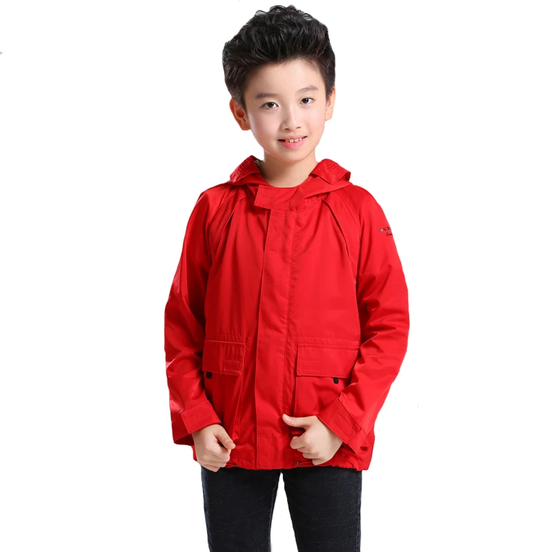 

Fashion 2018 Autumn Boys Jackets Kids Coat Hooded Collar Outerwear for Children Clothing High Quality 6y-12y