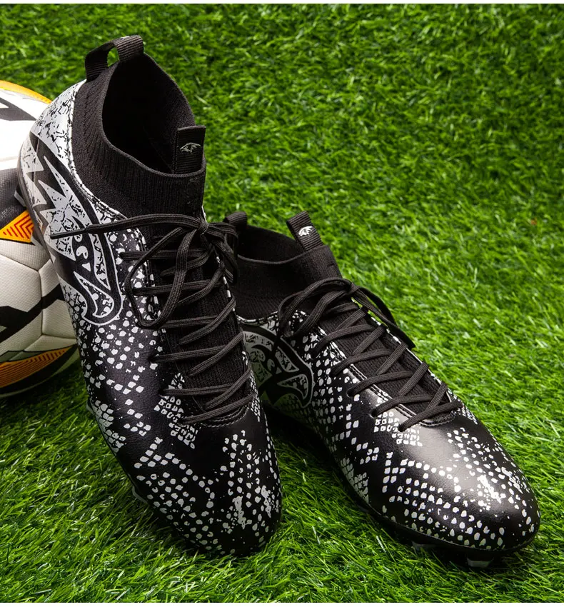 DR. EAGLE FG/Футбол AG обувь мужские Бутсы для футбола высокие ботильоны шиповки Уличная обувь для футбола европейские размеры 38-45
