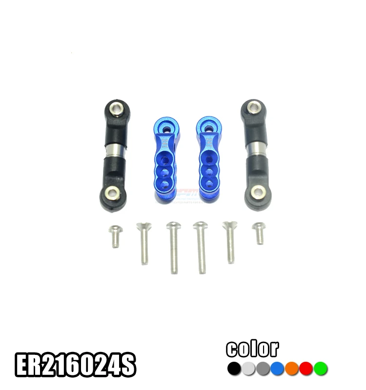 

1Set TRAXXAS E-REVO 2.0 86086-4 24T Servo Arm+ Stainless Steel Linkage Pull Rod Pushrod for E-REVO 56087-1 RC Cars Upgrade Parts