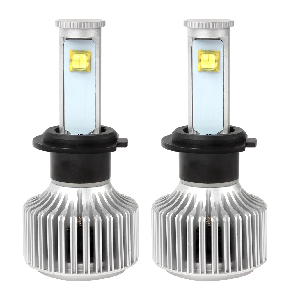 

Version of X7 LED Headlamp H7 Easy to Install Car Styling All-in-one Super Bright 40W/Each Bulb Headlight