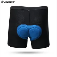 XINTOWN Брендовые мужские велосипедные шорты для езды черное нижнее белье для велоспорта, шорты подушечки с силикагелем удобные трусики бермуды ciclismo мужские s