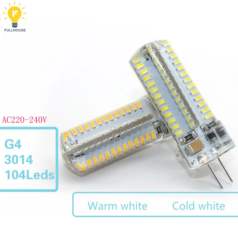 Низкая цена g4 светодиодные лампы SMD 2835 3014 G4 G9 Галогенные 3 Вт 7 9 10 12 AC220V кукурузные В