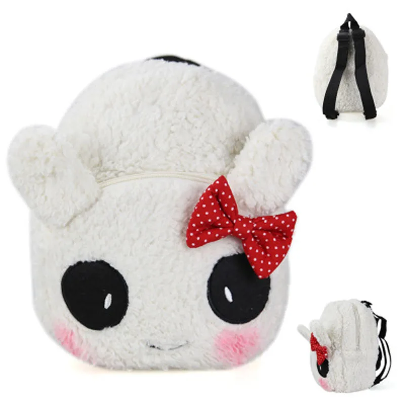 2016 new little white rabbit plush backpack kids plush toys bag animal